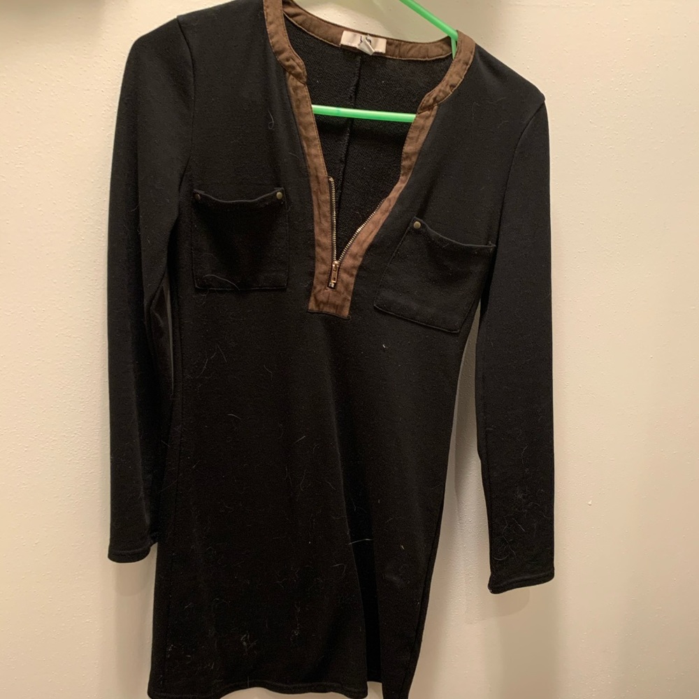 Black long sleeve dress